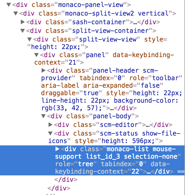Invisible element is focused when SCM split view is collapsed · Issue ...