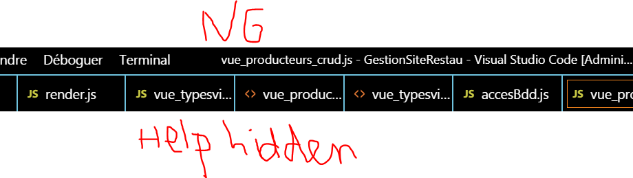 Help Menu hidden when file name is long · Issue #73006 · microsoft ...