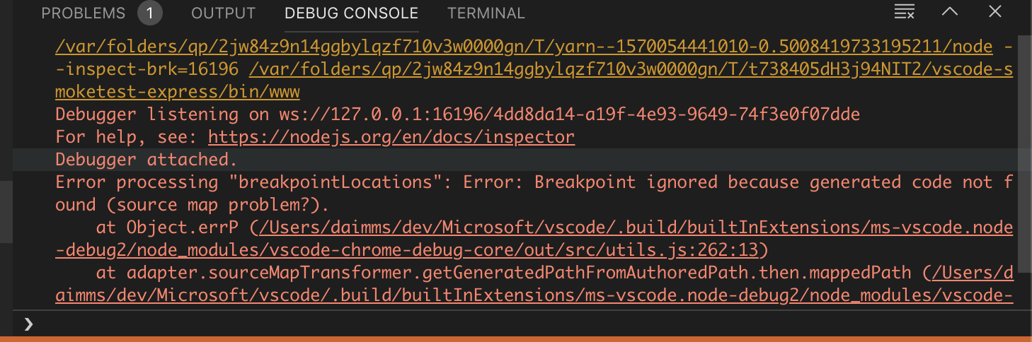 Debug smoke tests broken · Issue #81872 · microsoft/vscode · GitHub