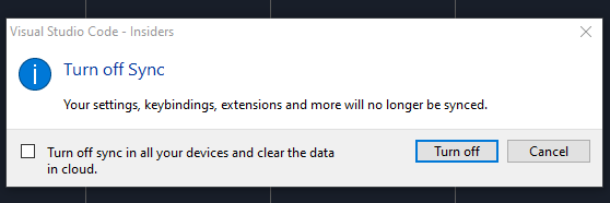 Sync setup improve wording · Issue #89047 · microsoft/vscode · GitHub