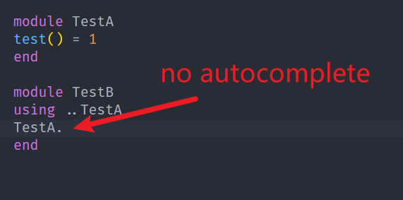 Autocomplete broken with direct using/import of a module · Issue #1953 ...