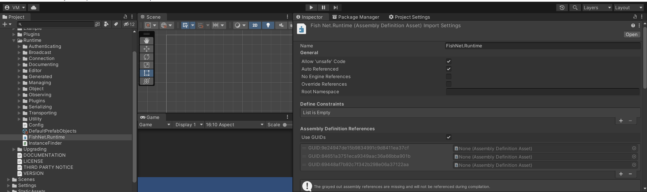 Assembly will not be loaded due to errors: Reference has errors ...