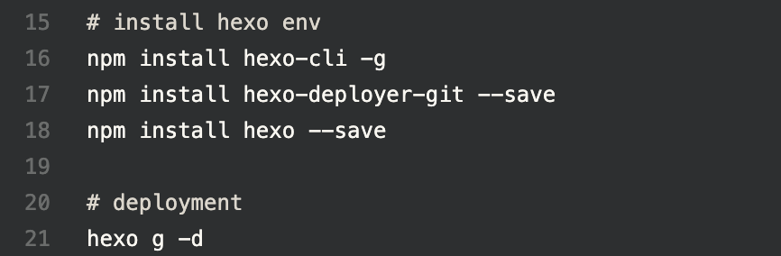 Got "ERROR Local hexo not found in /github/workspace ERROR Try running ...