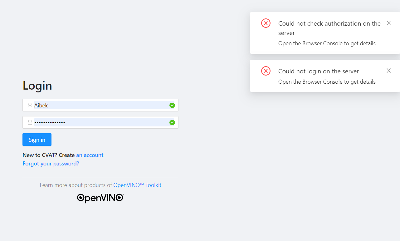 Could not login on the server · Issue #4703 · opencv/cvat · GitHub