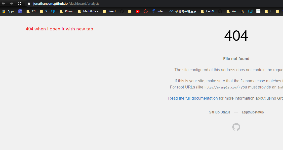404 when open sub-page in new tab 當打開分頁時是404 · Issue #21055 · ant ...
