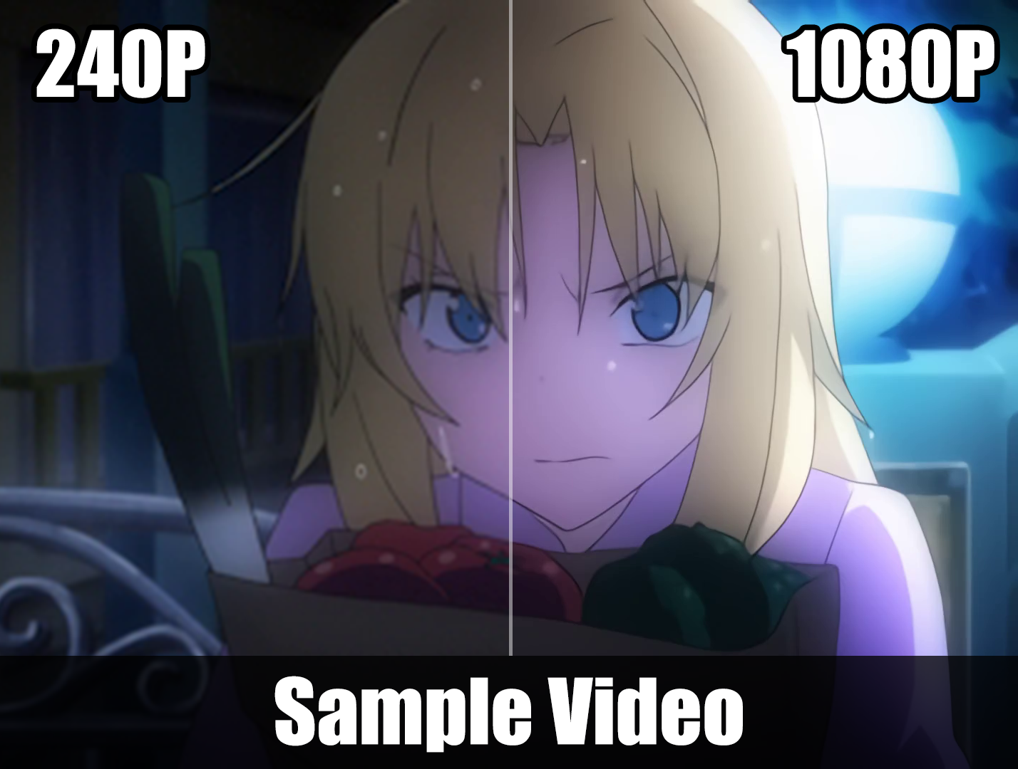 Anime 1080p Upscale