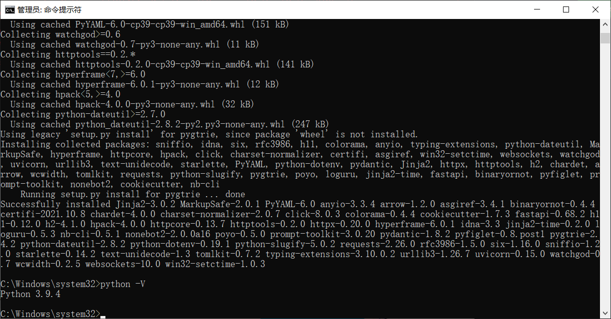 这个貌似不支持最新的Python3.10 · Issue #570 · nonebot/nonebot2 · GitHub