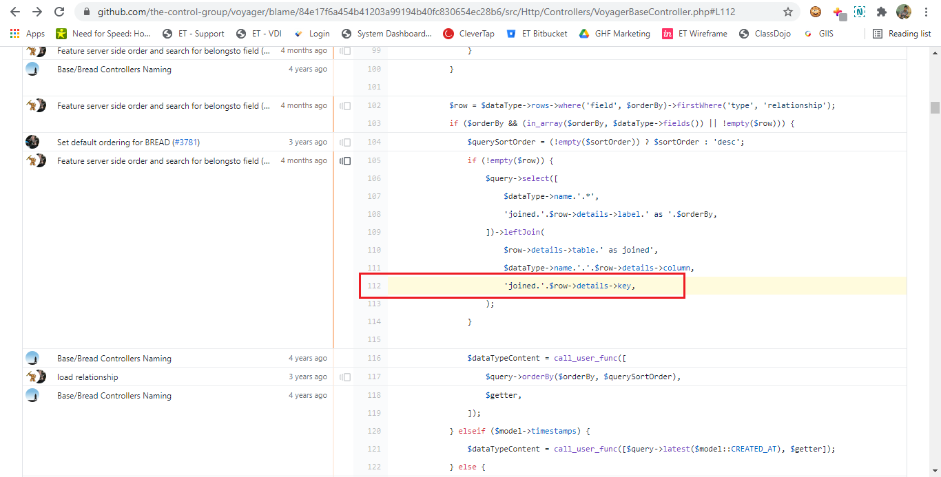 There is a syntax error in VoyagerBaseController · Issue #5345 ...