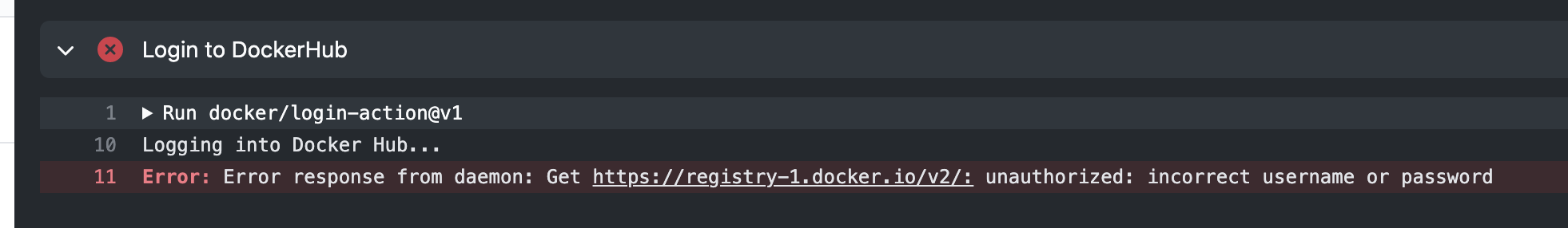 chore: docker login failing on CI · Issue #509 · actions/actions-runner ...