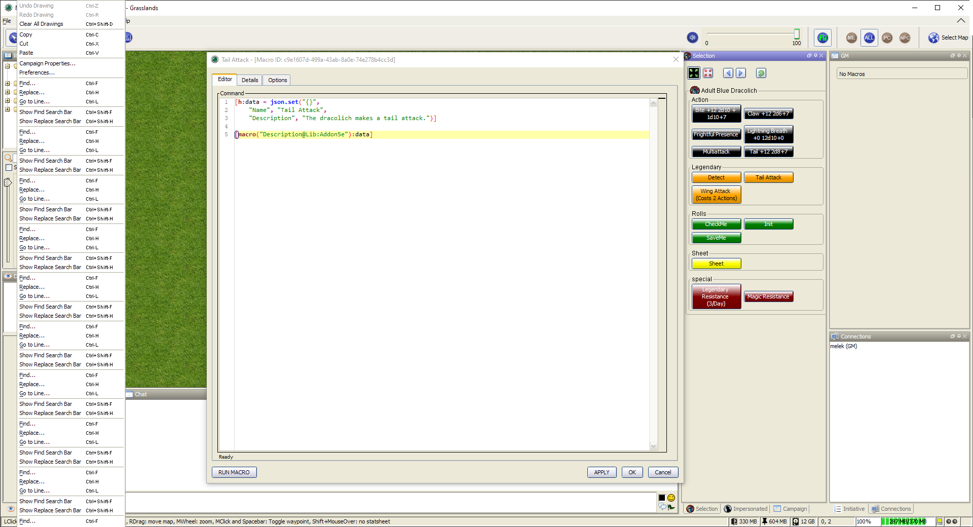 Editing a macro which is already being edited creates new Find/Replace