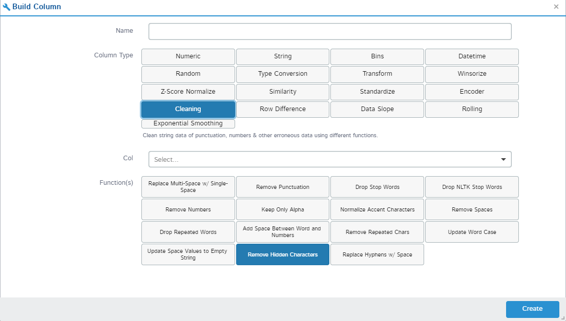 Cleaning should have sperate window · Issue #503 · man-group/dtale · GitHub