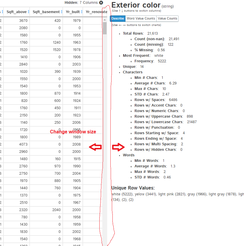Change side window width · Issue #509 · man-group/dtale · GitHub
