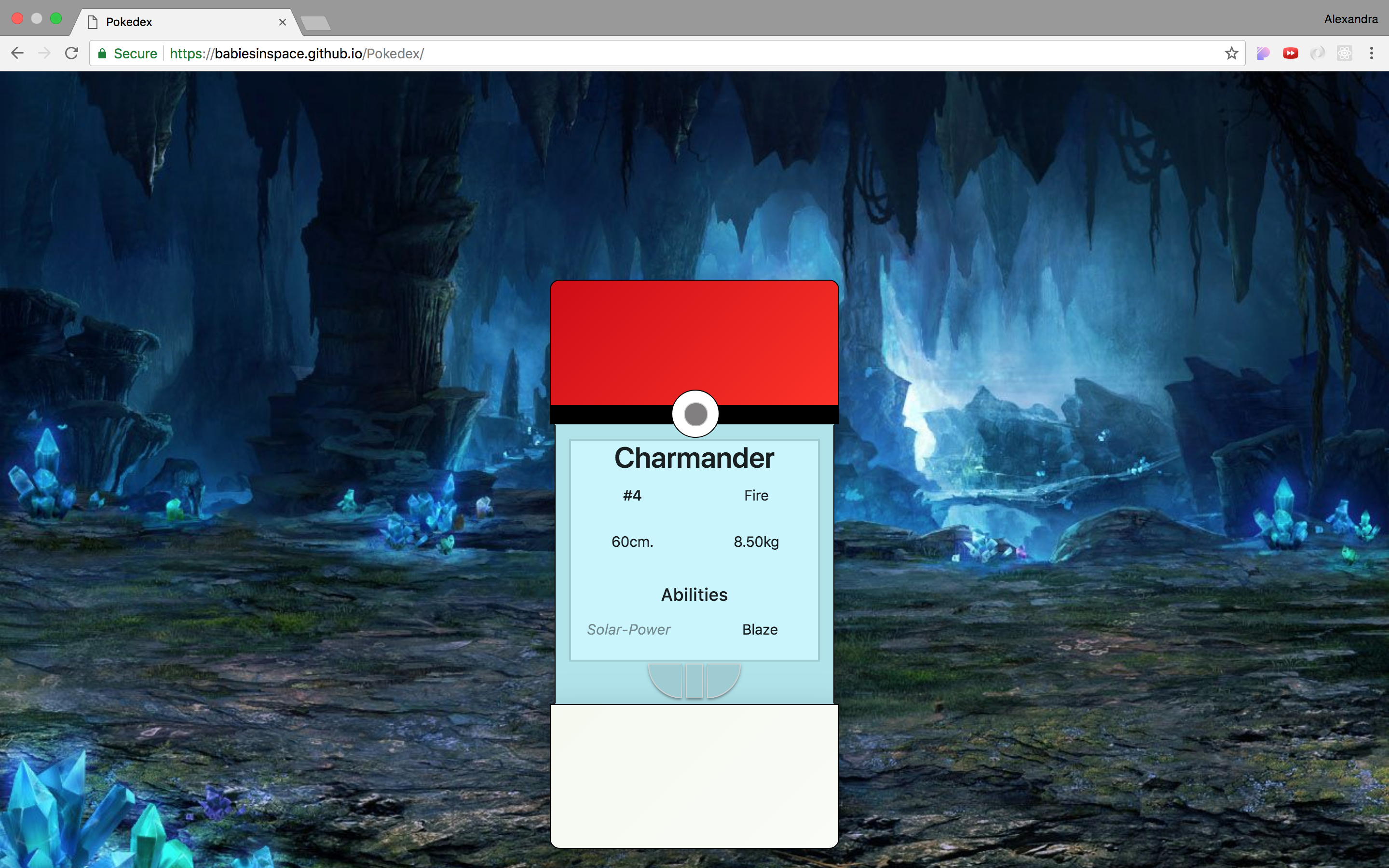 Pokedex Project Using Api GitHub - babiesinspace/Pokedex: Frontend Pokedex Project using the ...
