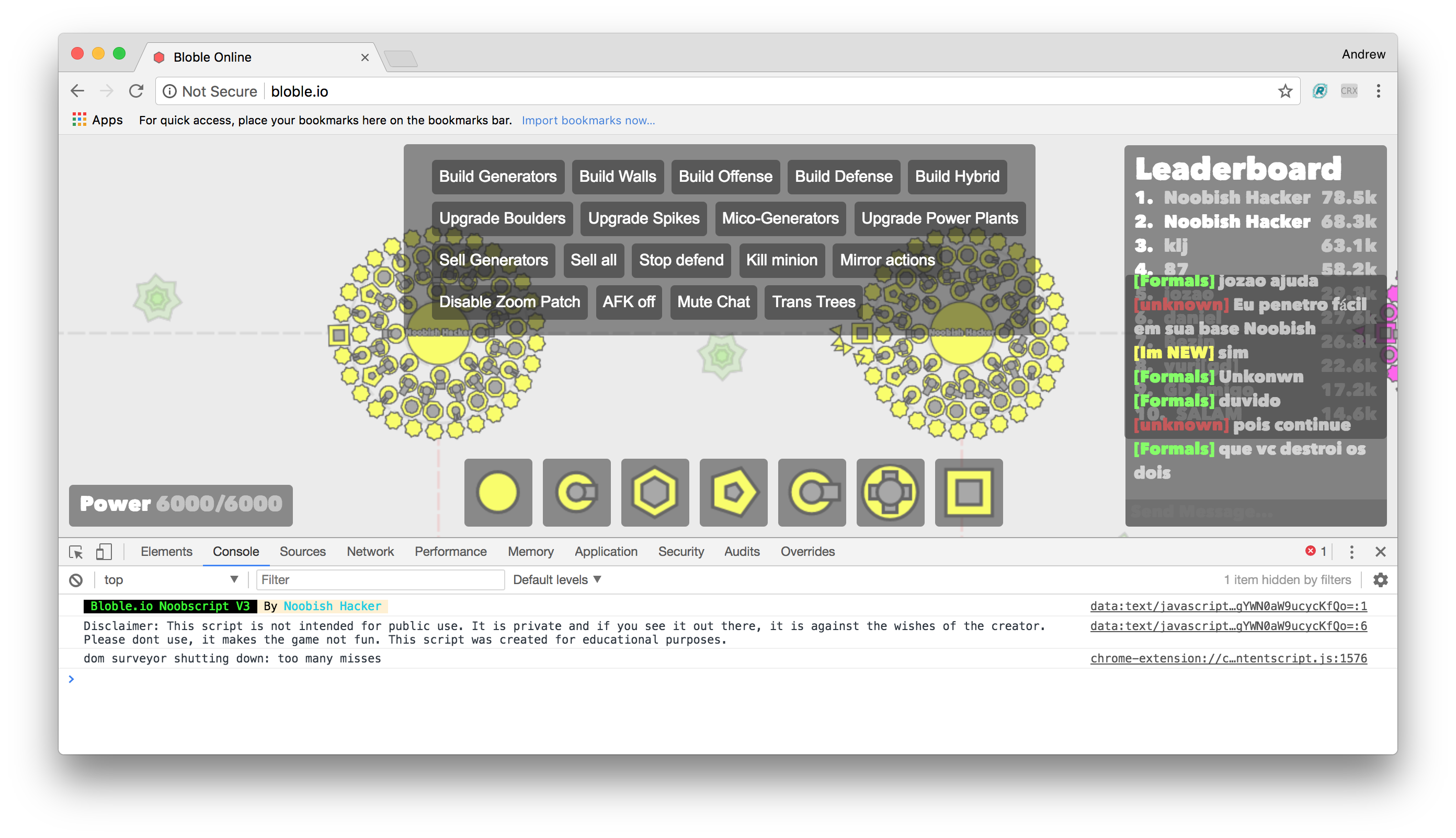 NoobScriptV3 for Bloble.io · GitHub