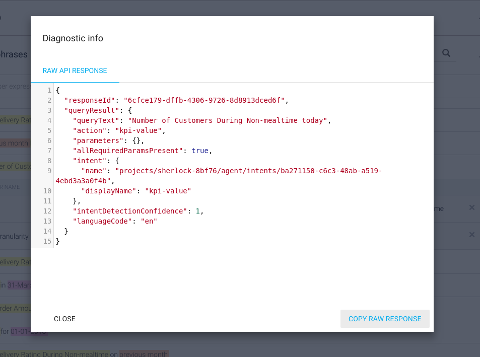 Parameters is not detected after creating an intent using api · Issue ...