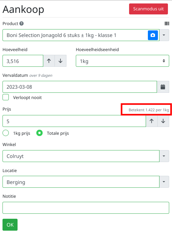 Bug: Wrong calculation · Issue #2151 · grocy/grocy · GitHub