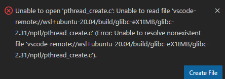 using WSL: "The language server crashed 5 times in the last 3 minutes ...