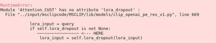 Model Parameters not found in config! · Issue #1 · Hxyou/MSCLIP · GitHub