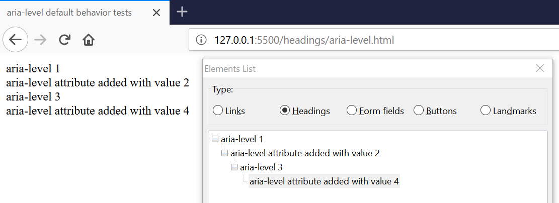 Update aria-level accessibility bug · Issue #873 · microsoft ...