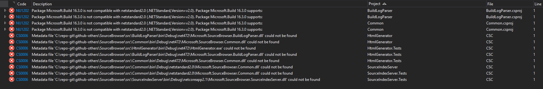 Build error from visual studio 2017 · Issue #131 · KirillOsenkov ...