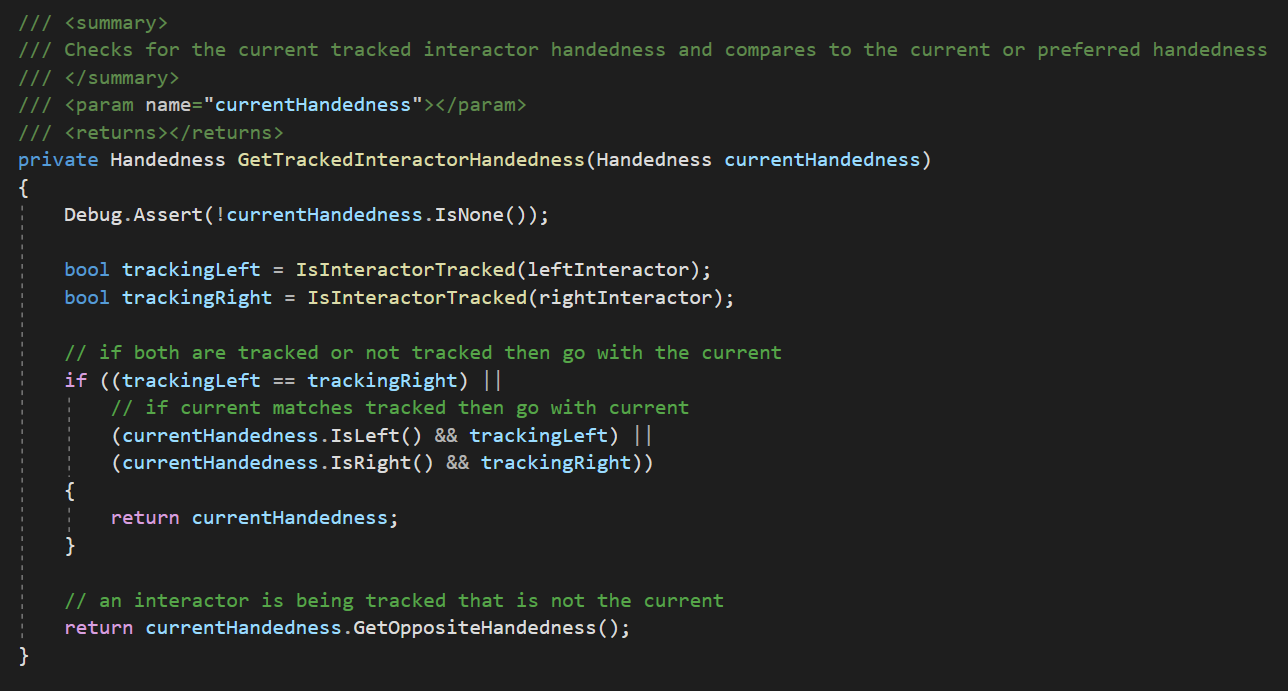 Solver Handler does not track right hand when tracked target type is ...