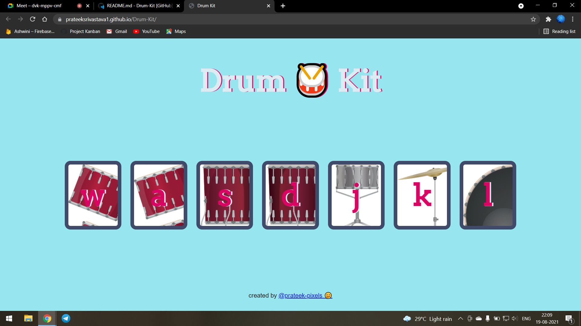 GitHub - PrateekSrivastava1/Drum-Kit