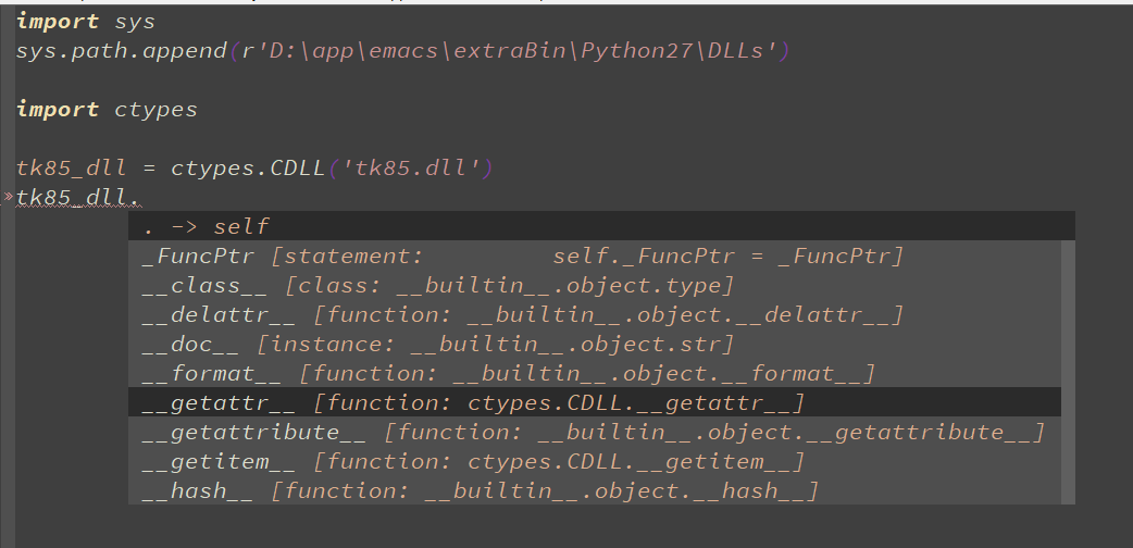 How to auto complete with only pyd file but without .py file? ยท Issue ...