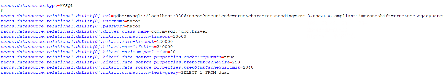 请问一下多数据源哪个分支如何配置使用？ · Issue #5052 · alibaba/nacos · GitHub