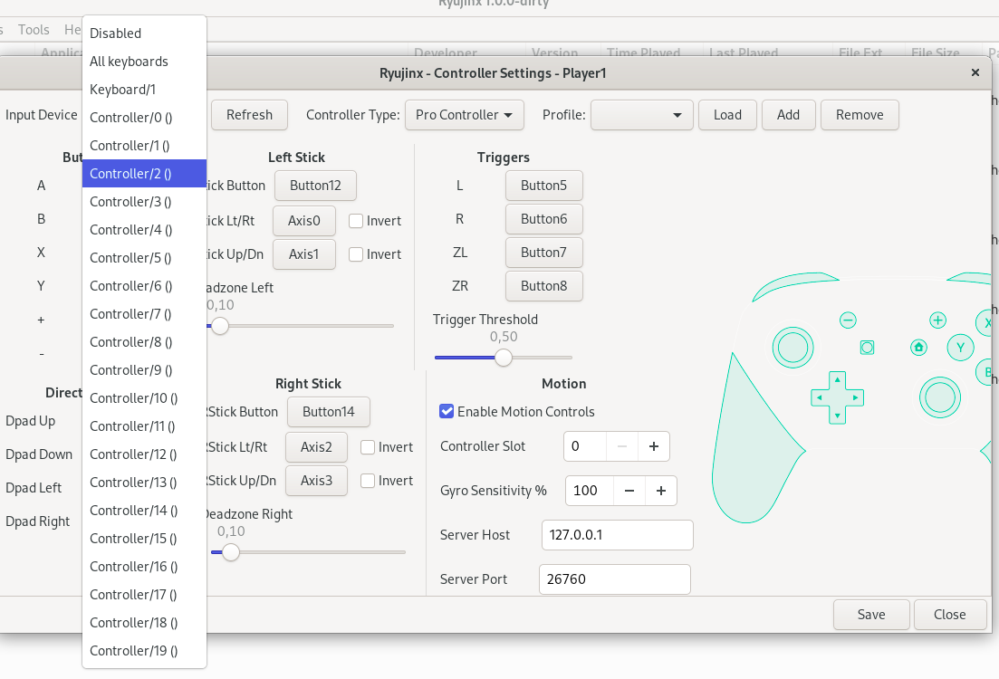 Detection of connected joysticks fails on linux · Issue 1631 · Ryujinx
