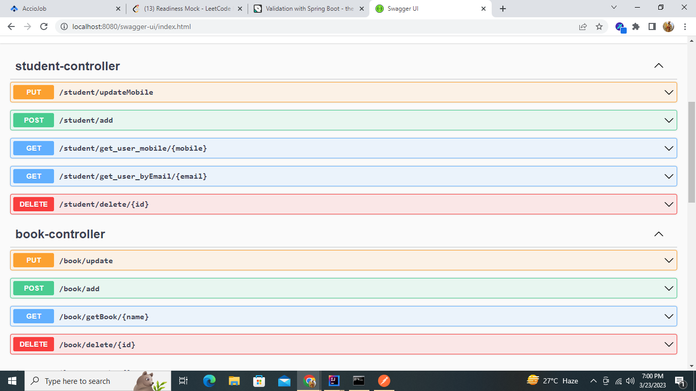 creating a library management restful api with and... GitHub - SHAILESHSHIVA/Library-Management-System