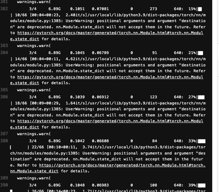 state_dict positional arguments deprecation warning · Issue #8278 ...