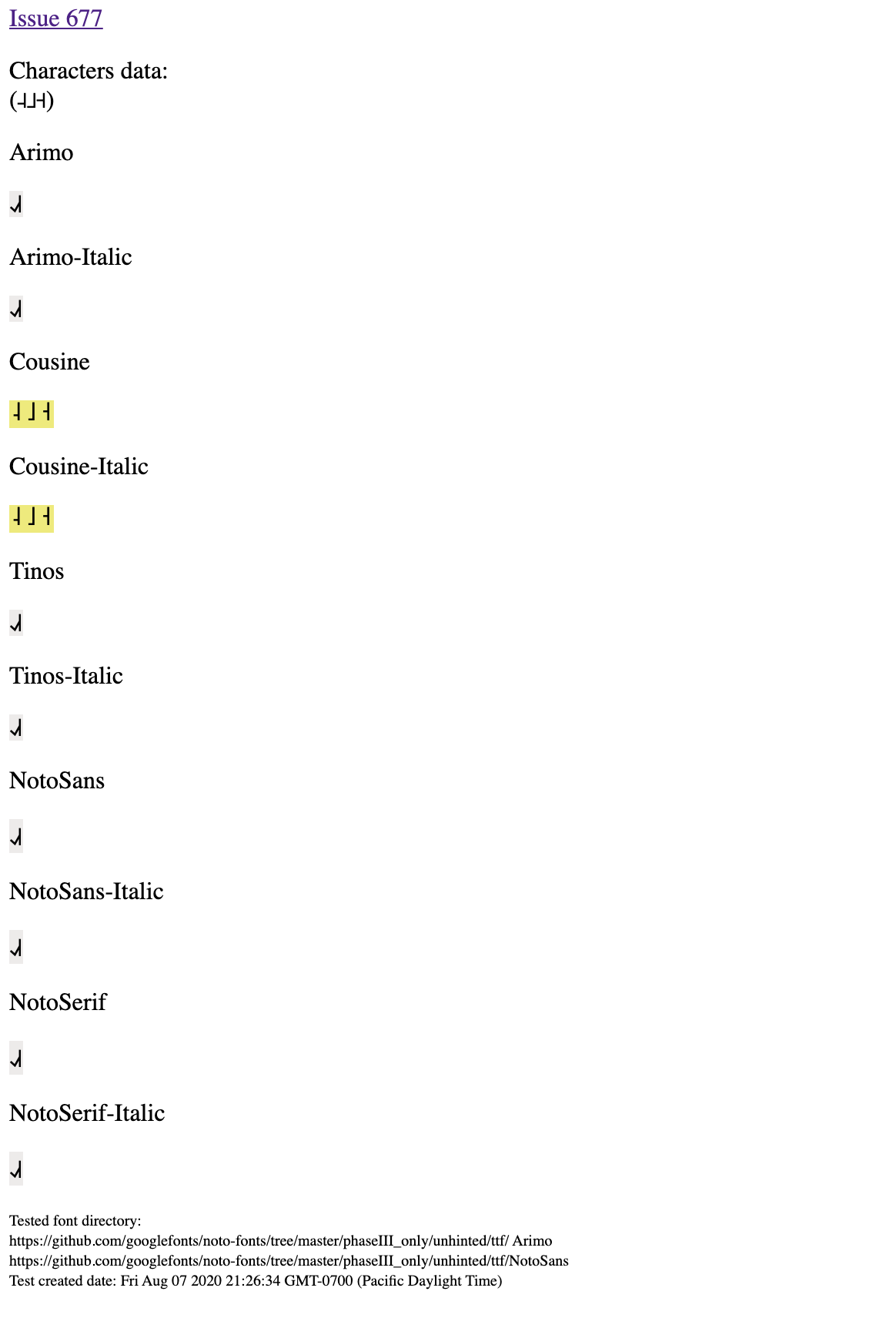 Threecharacter tone letter ligatures not working in Cousine · Issue 2