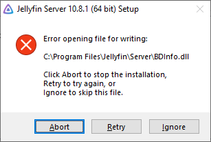 [Issue]: Installer fails to upgrade to 10.8.1 on Windows 10 · Issue ...