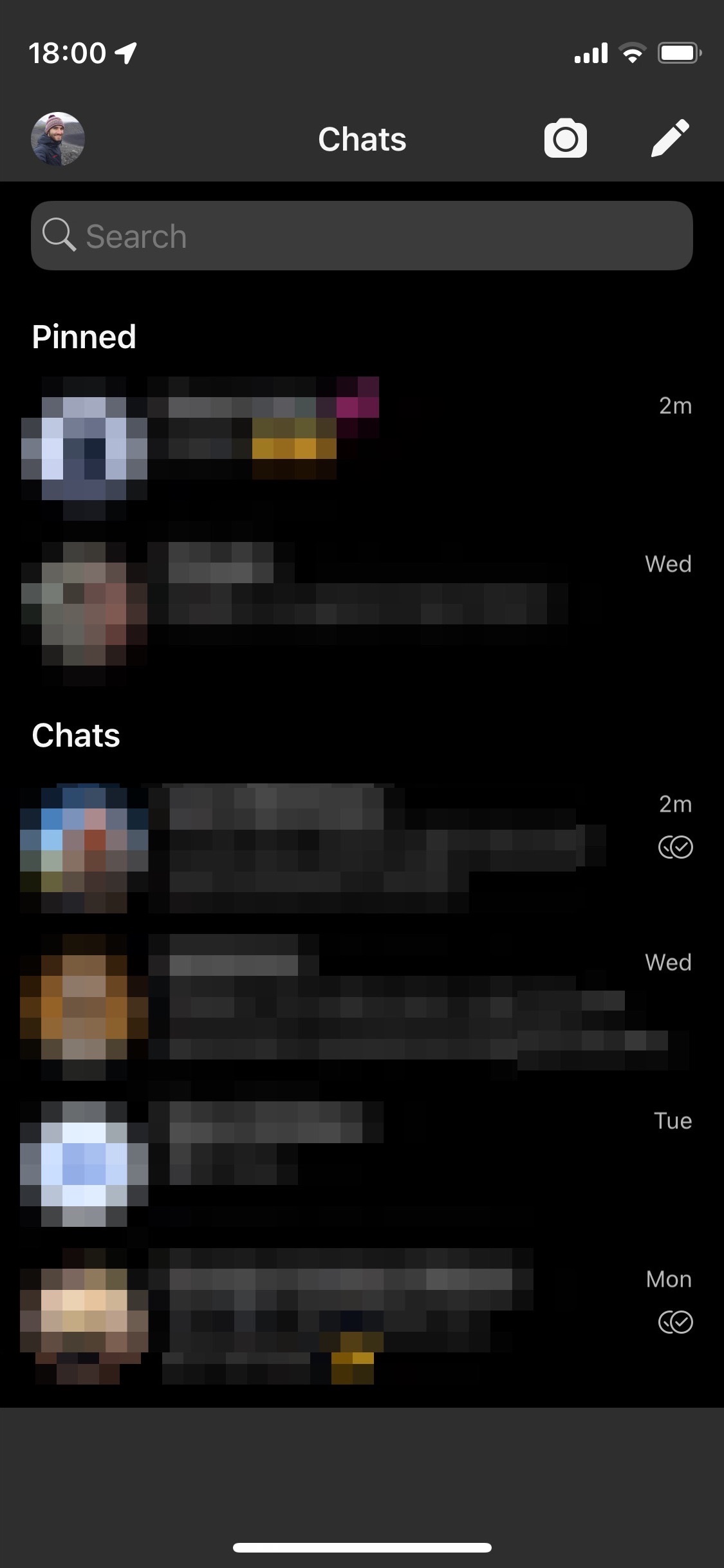Signal Ios Ui UI issue, grey area · Issue #5298 · signalapp/Signal-iOS · GitHub
