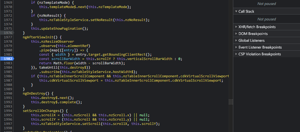 [Table] Use Table nzScroll in Modal · Issue #6107 · NG-ZORRO/ng-zorro ...