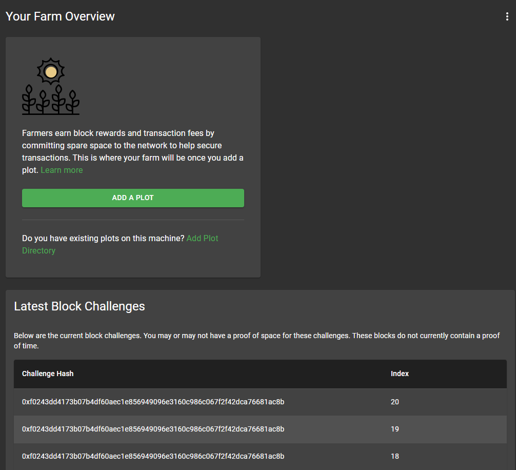 [BUG] GUI with only remote harvesters doesn't show farming activity