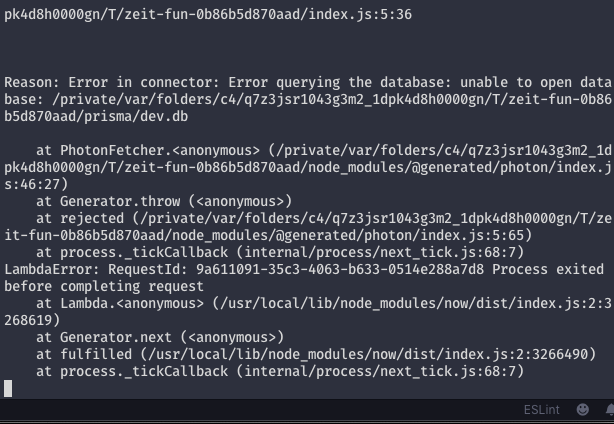 now dev sqlite · Issue #161 · prisma/prisma · GitHub