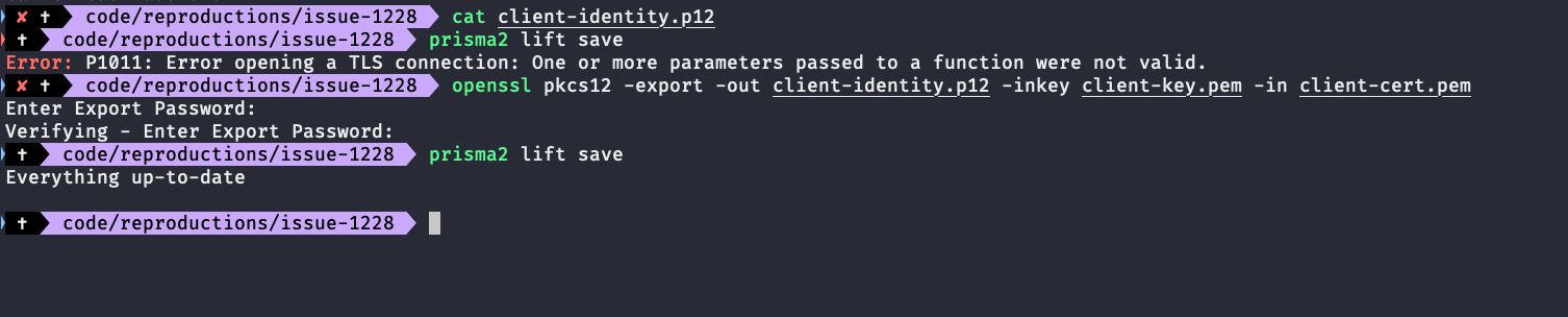 Error Connecting To Gcp Cloud Sql Using Ssl Connection Issue 1228 Prisma Prisma Github
