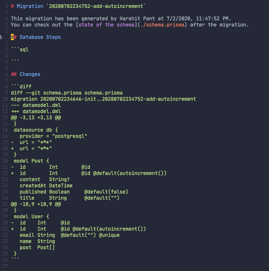Null constraint violation on the fields: (`id`) · Issue #498 · prisma ...