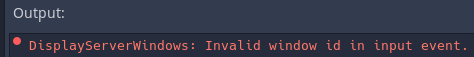 DisplayServerWindows: Invalid window id in input event. · Issue #45808 ...