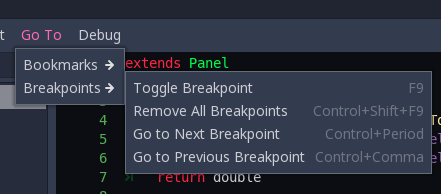 Please move breakpoint related commands from Edit to Debug menu · Issue ...