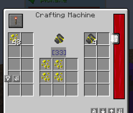 Crafting machine dos not use recipes modifyed by CraftingTweaks · Issue ...