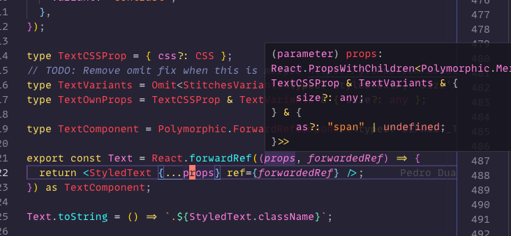 React.ComponentProps not working as expected · Issue #248 · stitchesjs ...