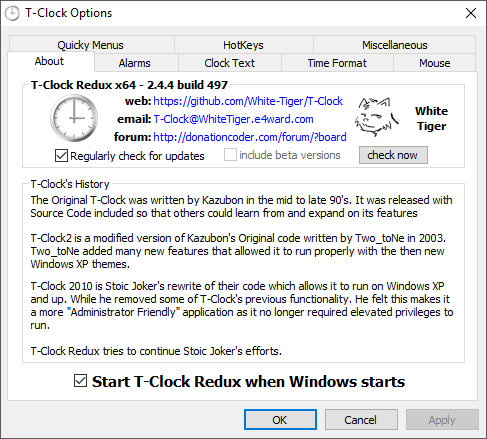 T-Clock. Как включить секунды на часах Windows 10. How open Clock at Windows.