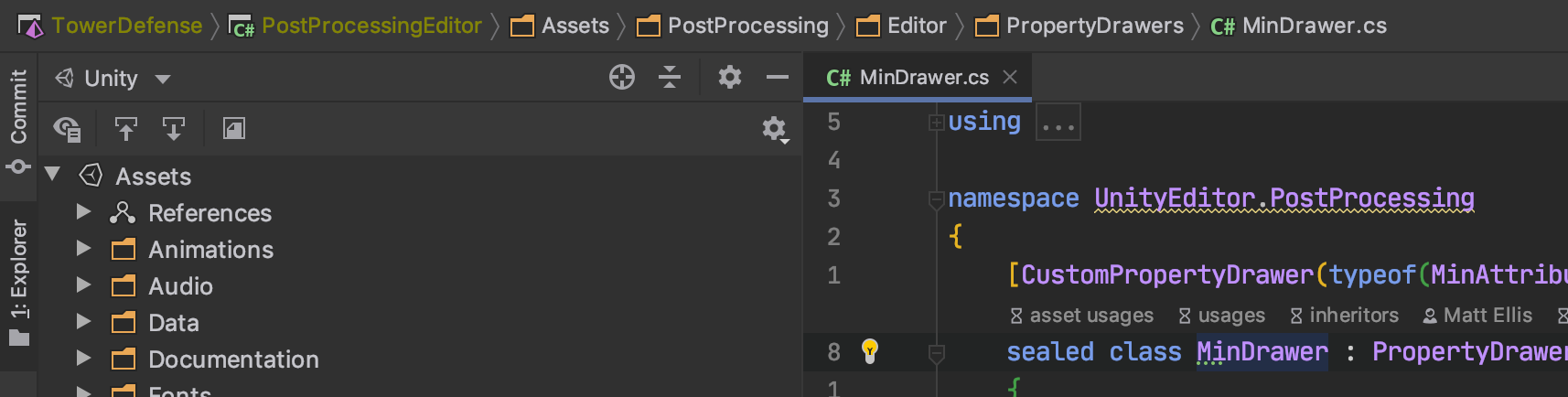 Show Assembly name in Unity Explorer for current folder or file · Issue ...