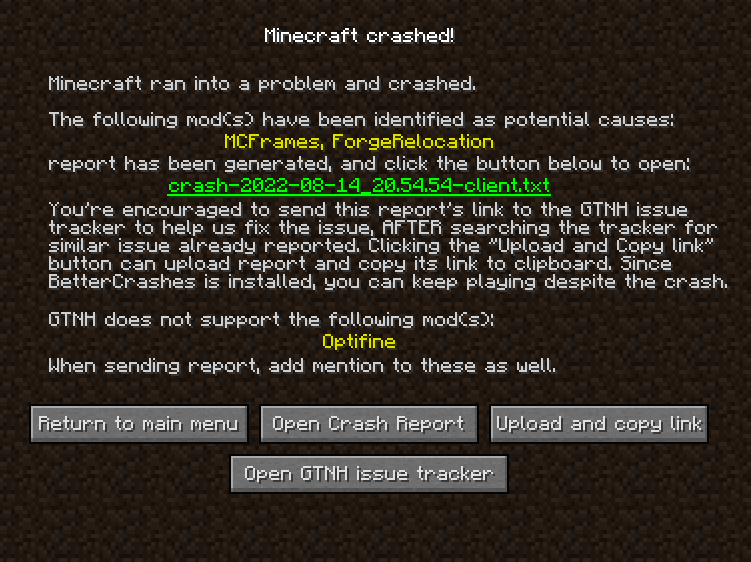 Random crash · Issue #11022 · GTNewHorizons/GT-New-Horizons-Modpack ...