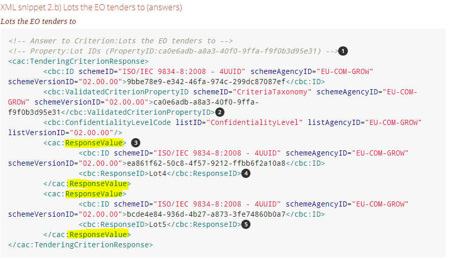 Multiple Lots response not allowed · Issue #232 · OP-TED/ESPD-EDM · GitHub