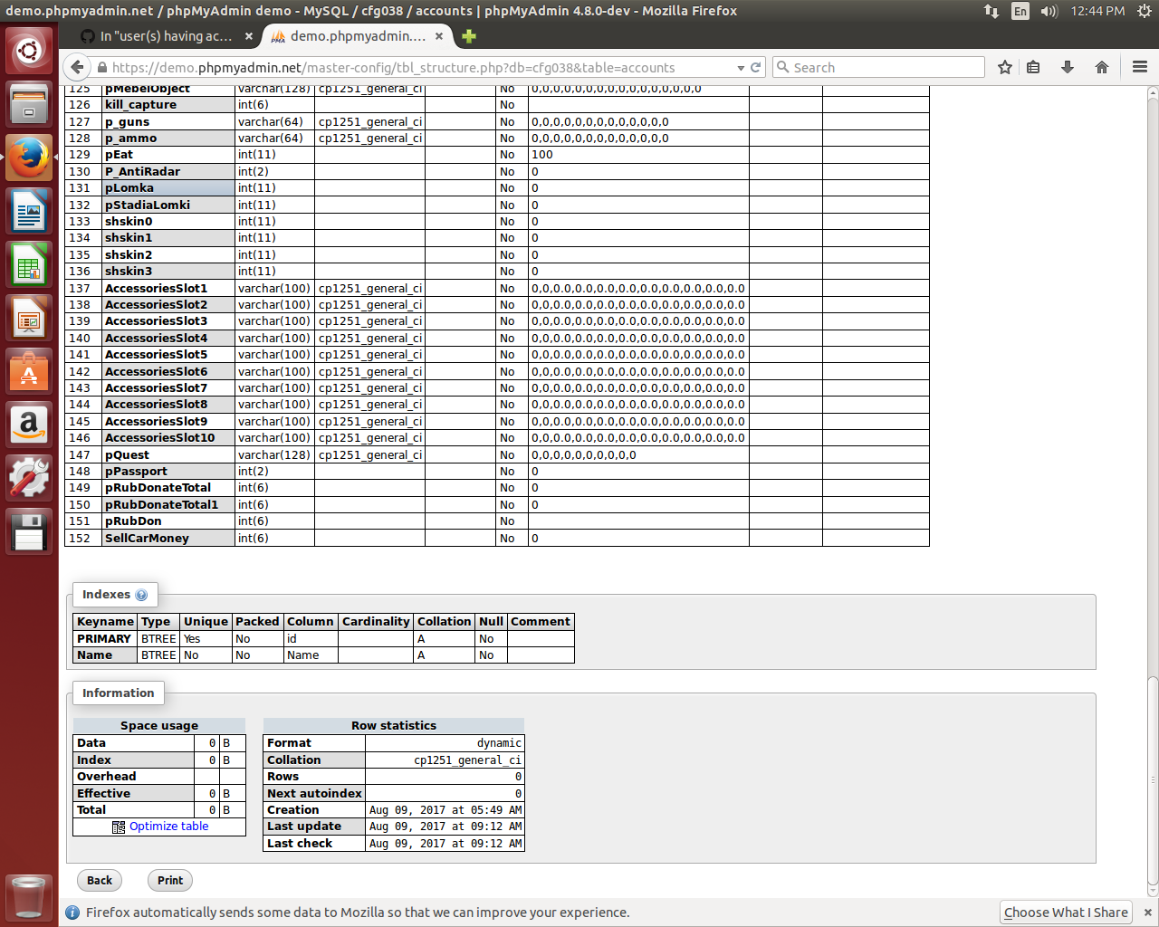 "Optimize table" link/button should not be in print page · Issue #13579 ...