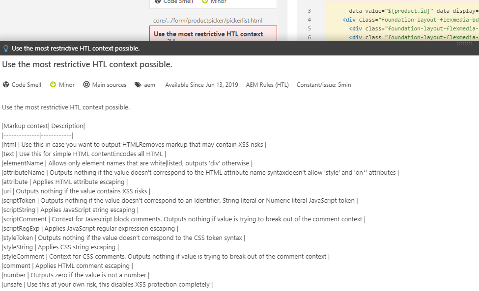 HTL-12 description is not rendered properly. · Issue #169 · wttech/AEM ...