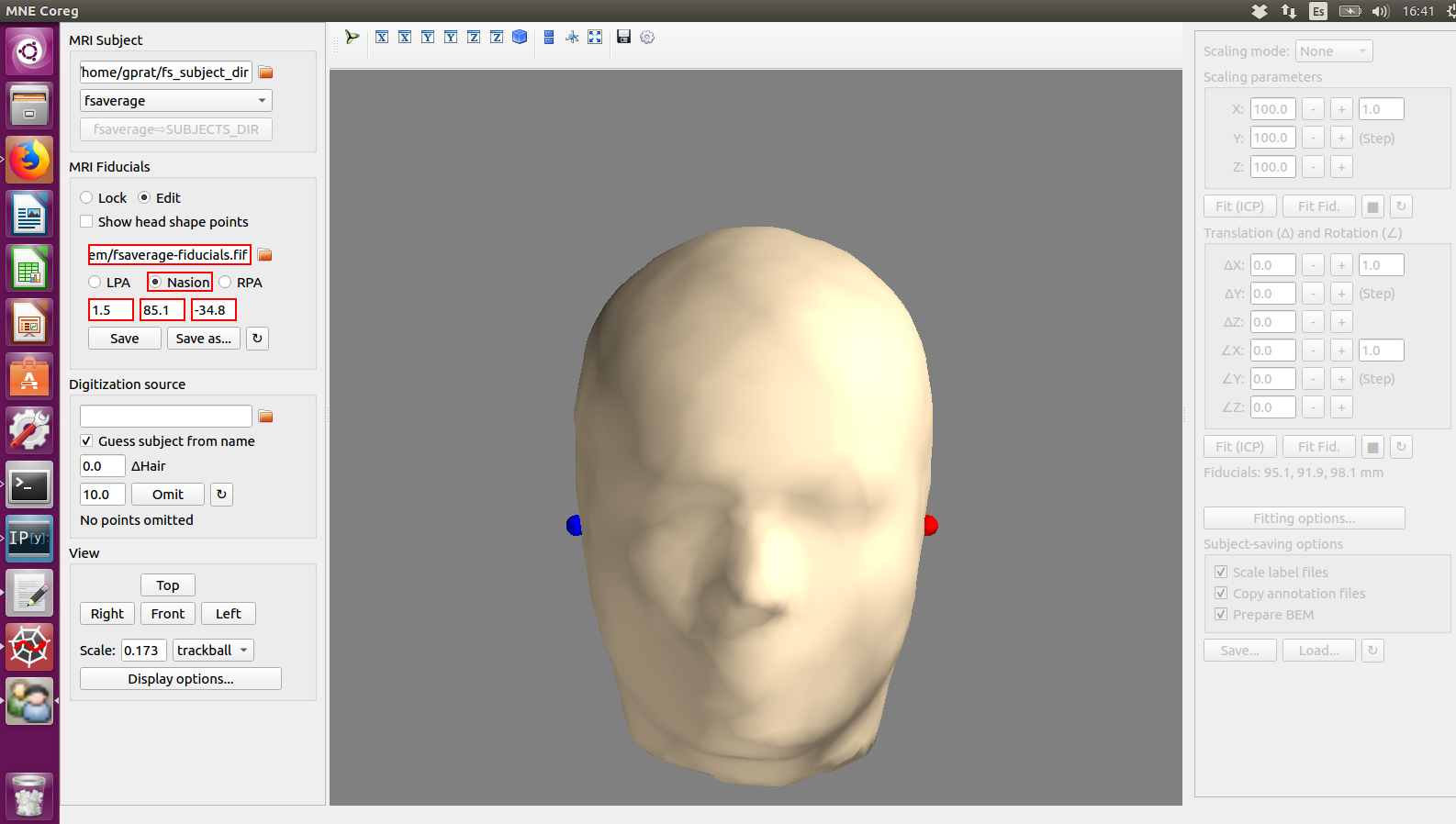 MNE Coreg fiducials disappear · Issue #5375 · mne-tools/mne-python · GitHub